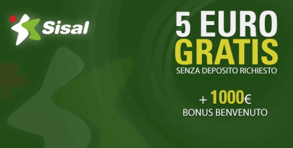 5 € in REGALO su Sisal Poker!