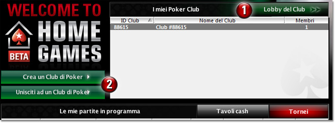 Home Game di Pokerstars.it