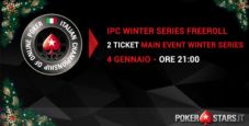Vuoi giocare GRATIS il Main Event Winter Series? Due ticket in palio nel nostro FREEROLL ESCLUSIVO!