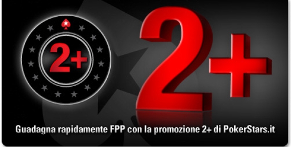 FPP in regalo su Pokerstars con la promo 2+