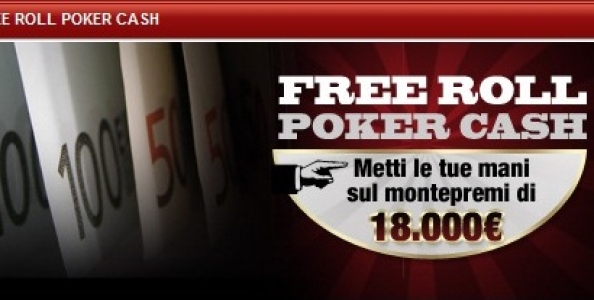 Poker Club presenta il “Free Roll Poker Cash”