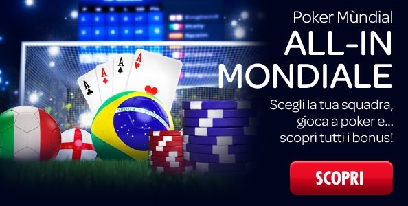 Su Sisal è Poker Mundial: scegli la tua squadra, gioca e scopri i bonus!