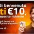 Bonus di 10 euro gratuito su Party Poker e 400 euro di bonus sul deposito!