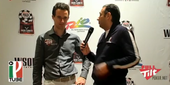 WSOP 2010, Isaia:”Giocavo per vincere”