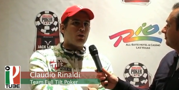 WSOP 2010, Rinaldi esce e se ne va