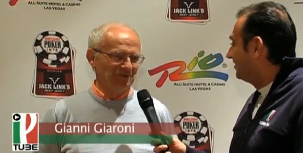 Gianni Giaroni anche quest’anno alle WSOP – Video intervista