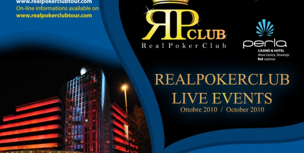 Quarta Tappa RealPoker Club al Casino Perla di Nova Gorica