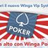 Su Winga Poker parte la scalata ai livelli del Vip System