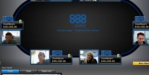 888 poker lancia i Poker Cam Tables