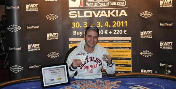 WPT Bratislava: Trionfa Roberto Romanello