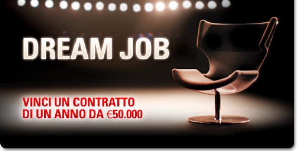 Dream Job 2011: 50.000€ di sponsorizzazione con Pokerstars!