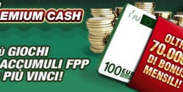 Premium Cash: classifiche Cash Game e Freerolls su Poker Club!