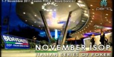 ISOP: programma delle Italian Series of Poker a Novembre
