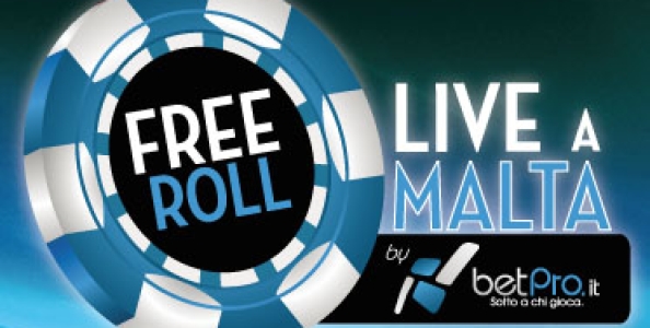 Betpro Freeroll Live Malta – BLOG LIVE