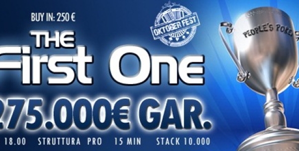 Torneo The First One su People’s Poker