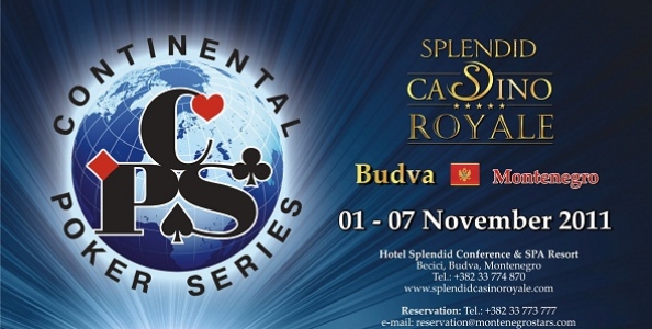 Continental Poker Series: programma tappa di Budva.