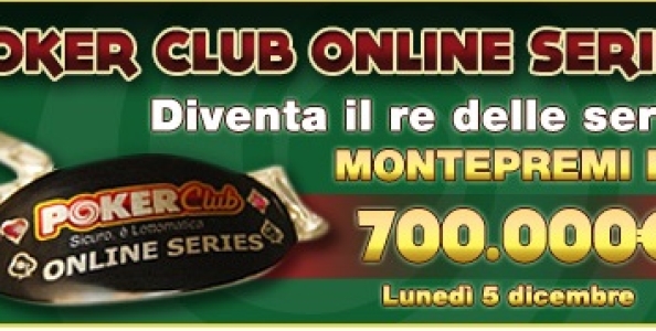 Tornano le Poker Club Online Series: Ecco il programma completo!