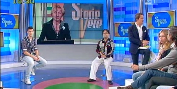Paolo “salsa-vb” Luini e Mario Adinolfi a Uno Mattina
