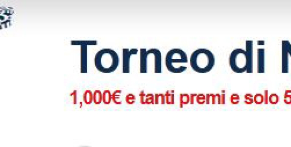 Torneo di Natale su NetBet!