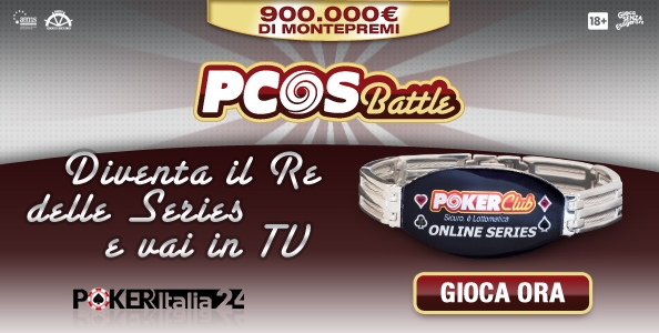 PCOS: “TommyGG” e “Alessandro646” vincitori su Poker Club!