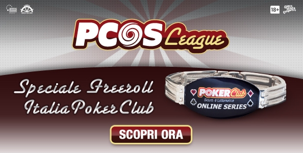 Vuoi qualificarti GRATIS agli eventi PCOS su Poker Club?