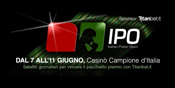 Vuoi qualificarti all’Italian Poker Open con 1 Titanbet point?
