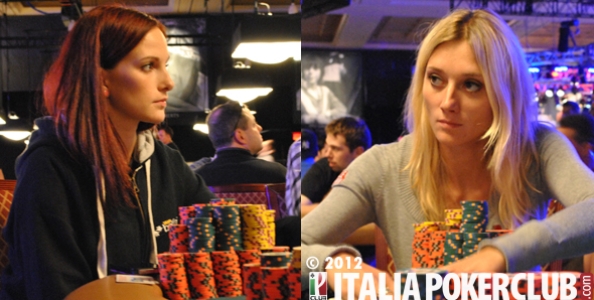 WSOP 2012 – Main Event day 6 – 27 left, ottime Gaelle Baumann ed Elisabeth Hille!