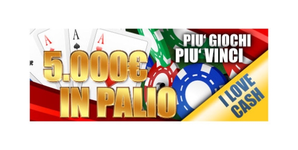 Winga Poker a tutto cash game con “I Love Cash”: in palio 5.000 euro!