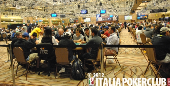 WSOP 2012 – Il redraw dei tavoli per il day 4: non male gli italiani!