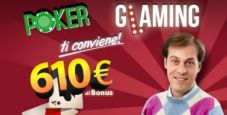 Nuovo bonus di benvenuto su Glaming Poker fino a 610 euro!