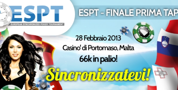 Segui la finale ESPT in diretta video streaming!
