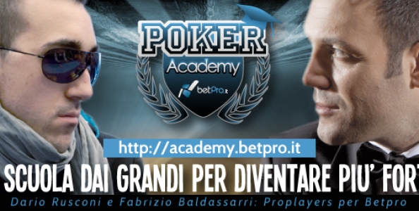 Betpro Poker Academy: coaching gratuito per diventare un player vincente!
