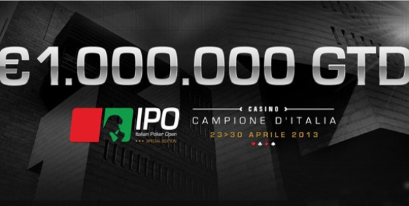 Vuoi partecipare all’Italian Poker Open con solo 0,50 €?