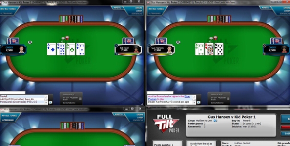 Daniel Negreanu distrugge Gus Hansen: PokerStars – Full Tilt 3-0!