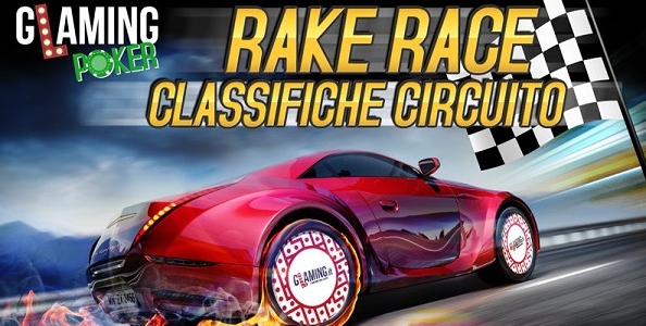 Glaming Poker, Rake Race Circuito: in palio 3.000 euro!