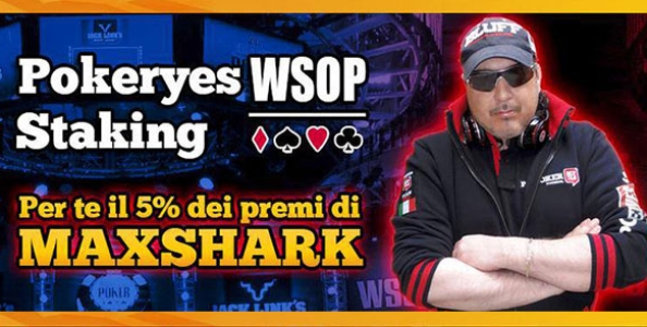 PokerYes Freeroll: in palio 6000 € e il 5% di MaxShark alle WSOP!