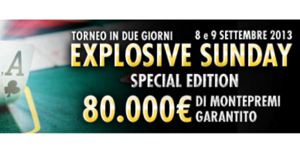 Explosive Sunday per “lamamy”, che vince 14.480€