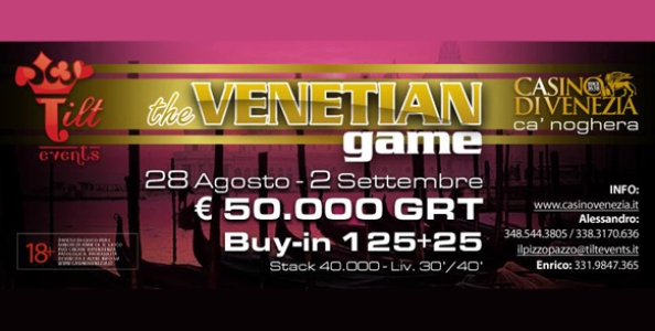 The Venetian Game alle porte: seguilo su ItaliaPokerClub!