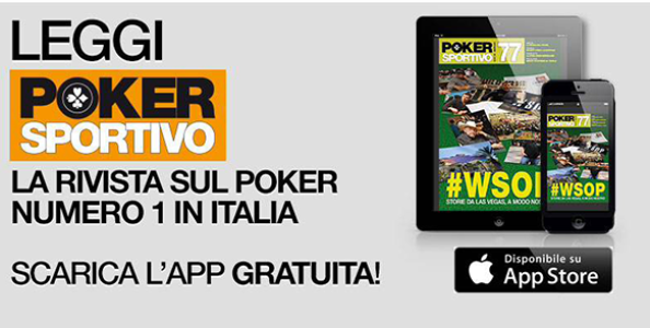 Scarica GRATIS l’App di Poker Sportivo su iPad!