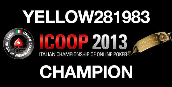 ICOOP Main Event: Vince “Yellow281983” dopo un deal a otto alle nove del mattino!
