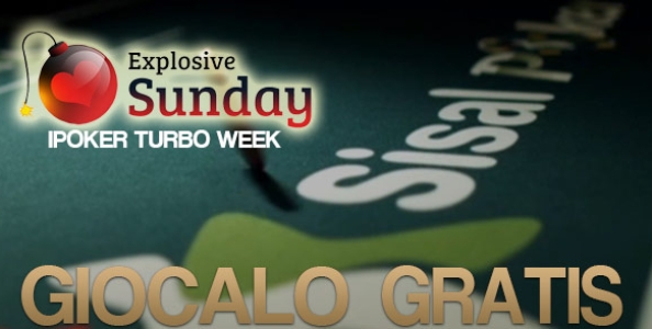 Gioca GRATIS il main event della Turbo Week di Sisal Poker!