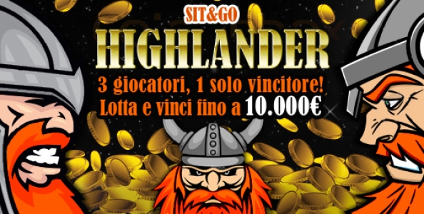 “X-mas Highlander” su GDpoker: al ventesimo sit giocato ricevi un buy-in in regalo!