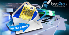 Bonus reload del 20% fino a 200€ su BetPro!