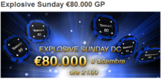 Titanbet: domenica 8 dicembre montepremi ‘gonfiato’ per l’Explosive Sunday… 80.000€ garantiti!