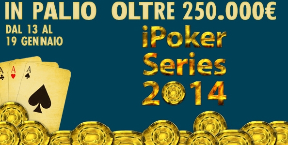 Sisal Poker: con gli MTT delle ‘iPoker Series’ 250.000€ di montepremi garantito!