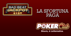 Bad Beat Jackpot: pochi minuti fa distribuiti 30.000€ su Poker Club grazie a ‘camilla6060’!