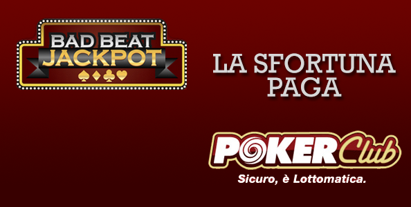 Bad Beat Jackpot: pochi minuti fa distribuiti 30.000€ su Poker Club grazie a ‘camilla6060’!