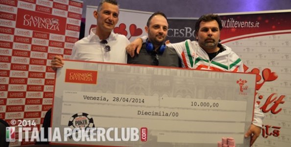 Venetian Game: vince Nicola Meneghelli, ticket WSOP anche ad Alessio Pillon e Cristian Viali