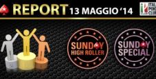 Vince il Sunday Special ‘ZzAakkkK’, mentre il Sunday High Roller va tra i monti con ‘lahner73’!