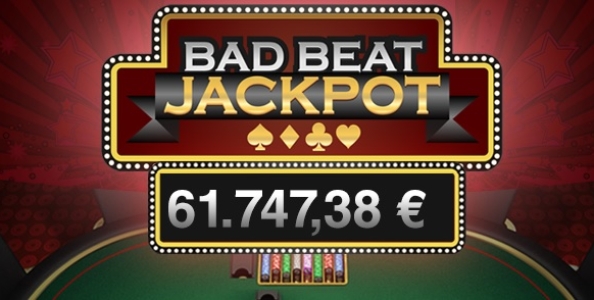 Bad Beat Jackpot da record su Poker Club: 61.747€ ad un tavolo NL25!